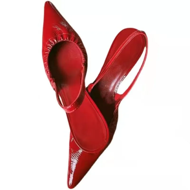 Women sandals heels  pointy head shoes ladies