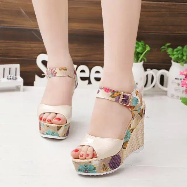 Women Sandals Summer Platform Wedges Casual Shoes