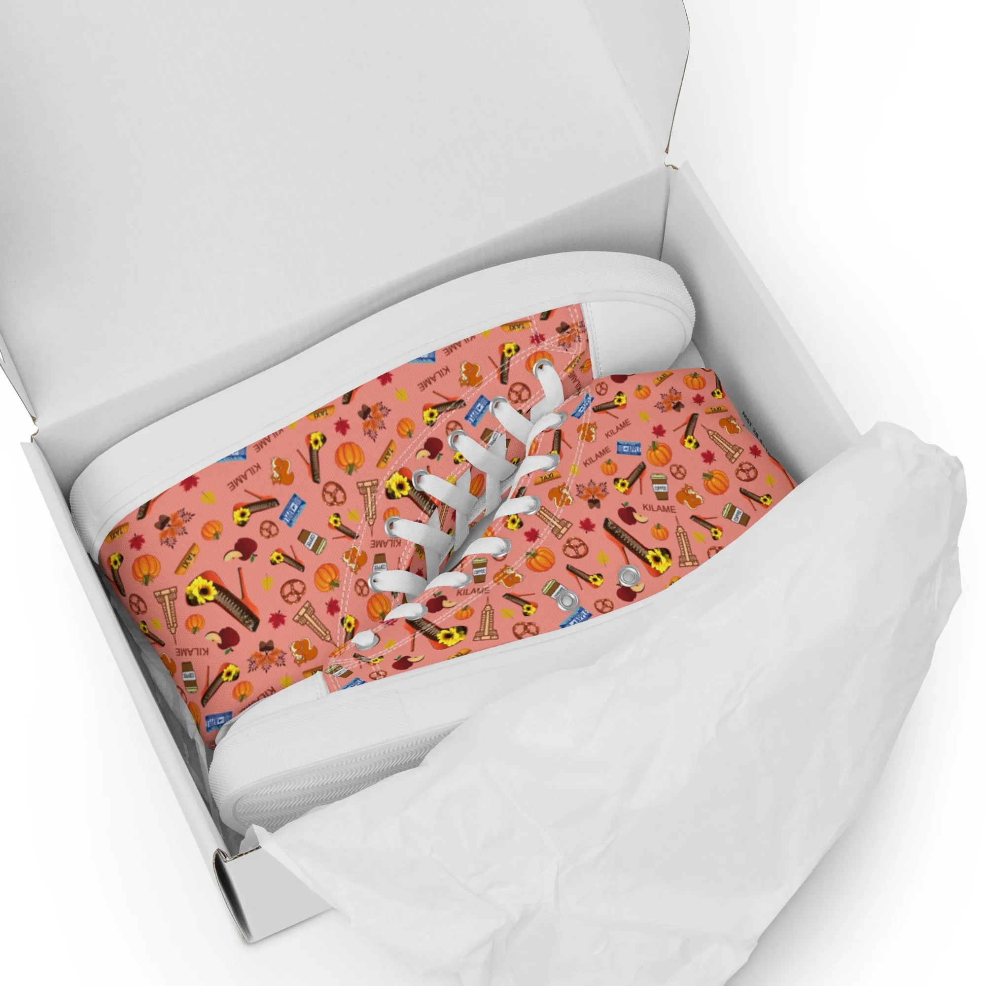 Women’s high top canvas shoes 'Central Park'
