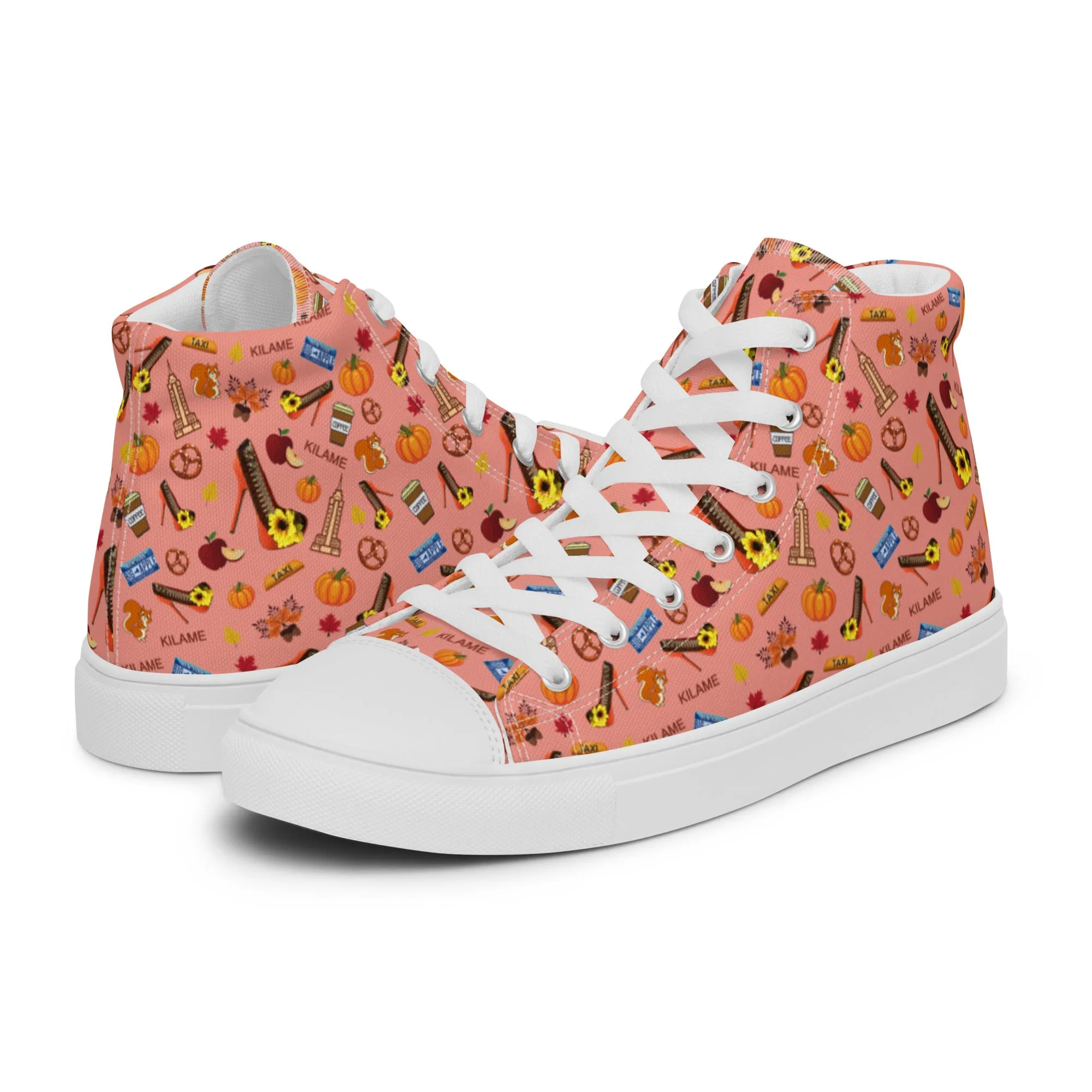 Women’s high top canvas shoes 'Central Park'