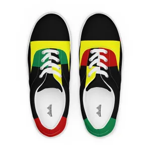 Women’s lace-up canvas shoes Black History