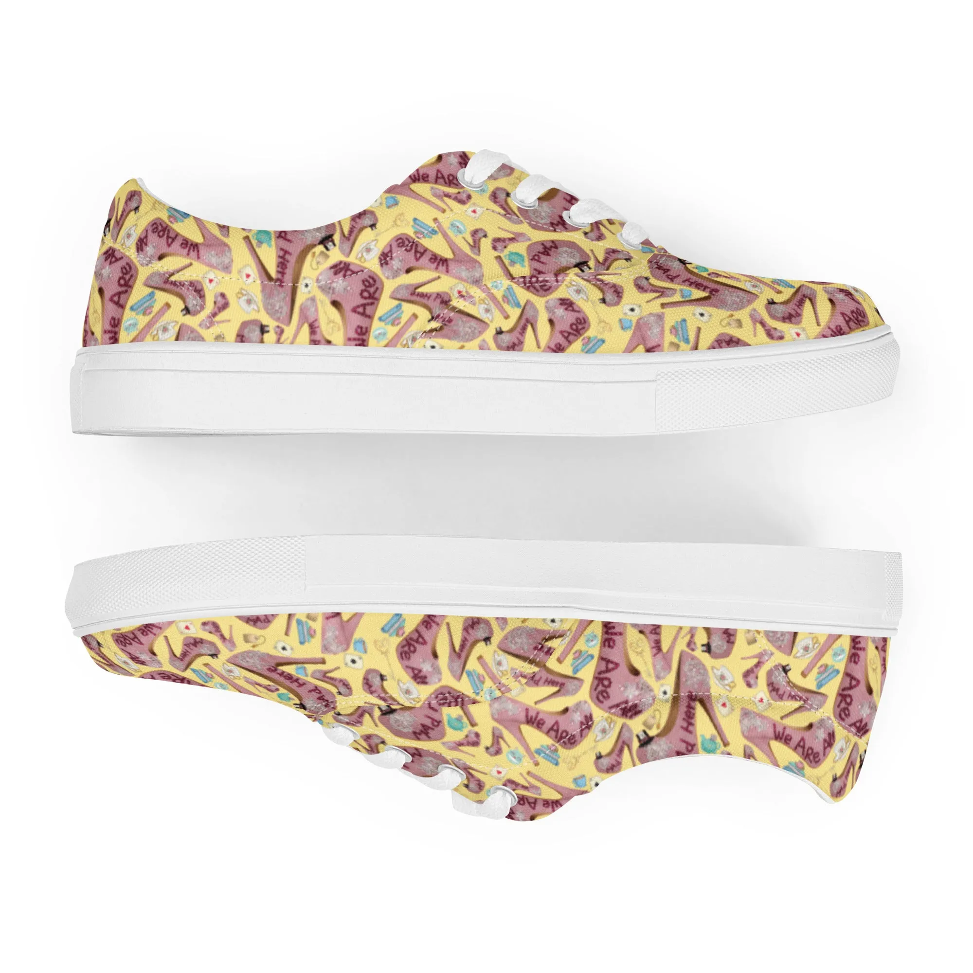 Women’s lace-up canvas shoes 'Tea Party'