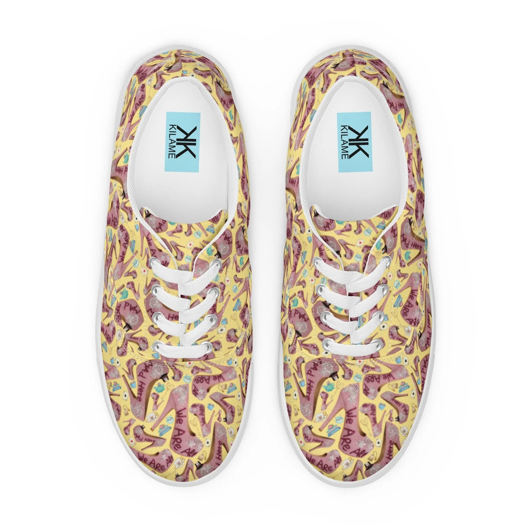 Women’s lace-up canvas shoes 'Tea Party'