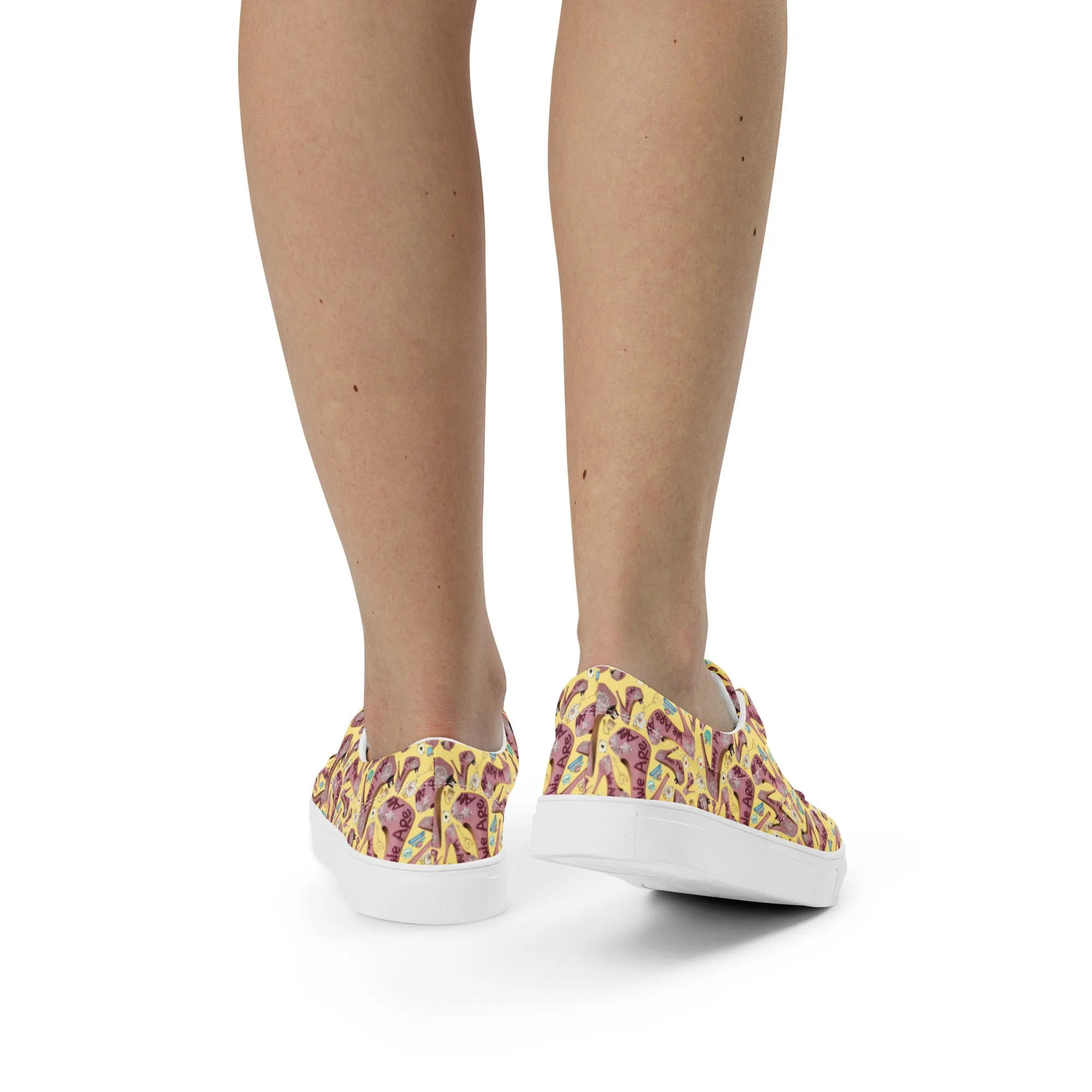 Women’s lace-up canvas shoes 'Tea Party'