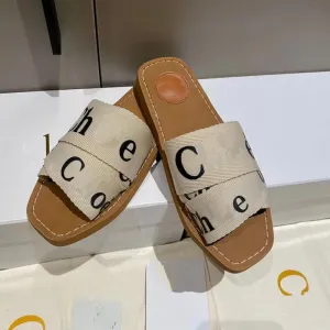 Women's Letter Outdoor Summer Fork Knitted Belt Sandals