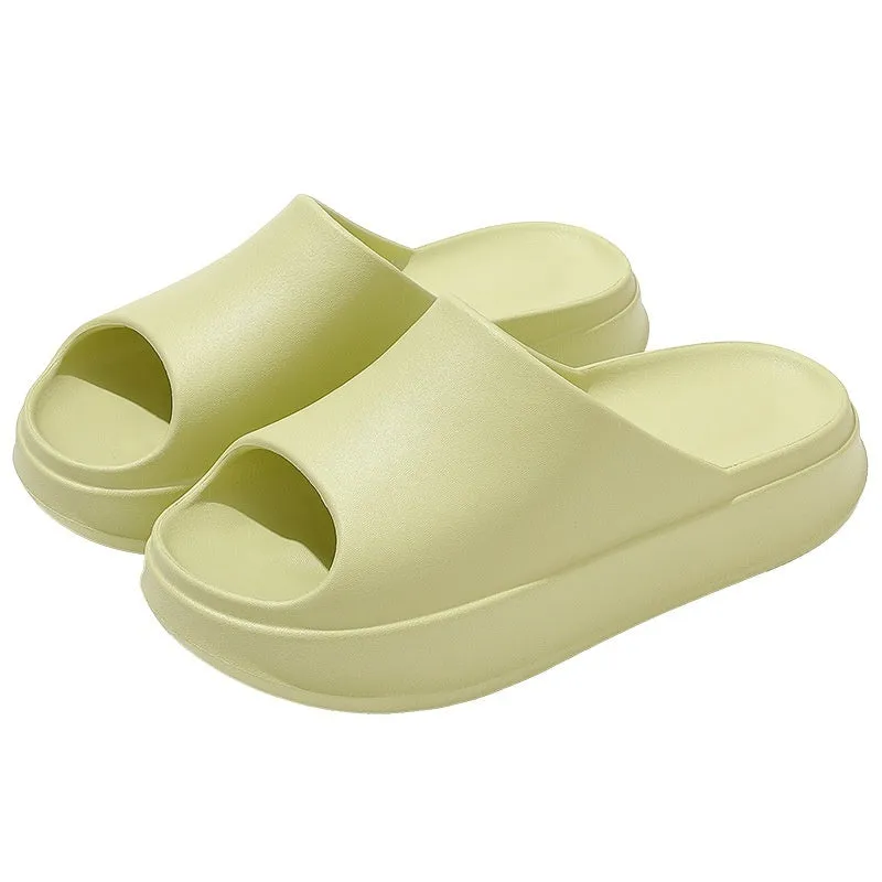 Women's Peep-toe Bathroom Home Slippers Outdoor Non-slip Beach Shoes