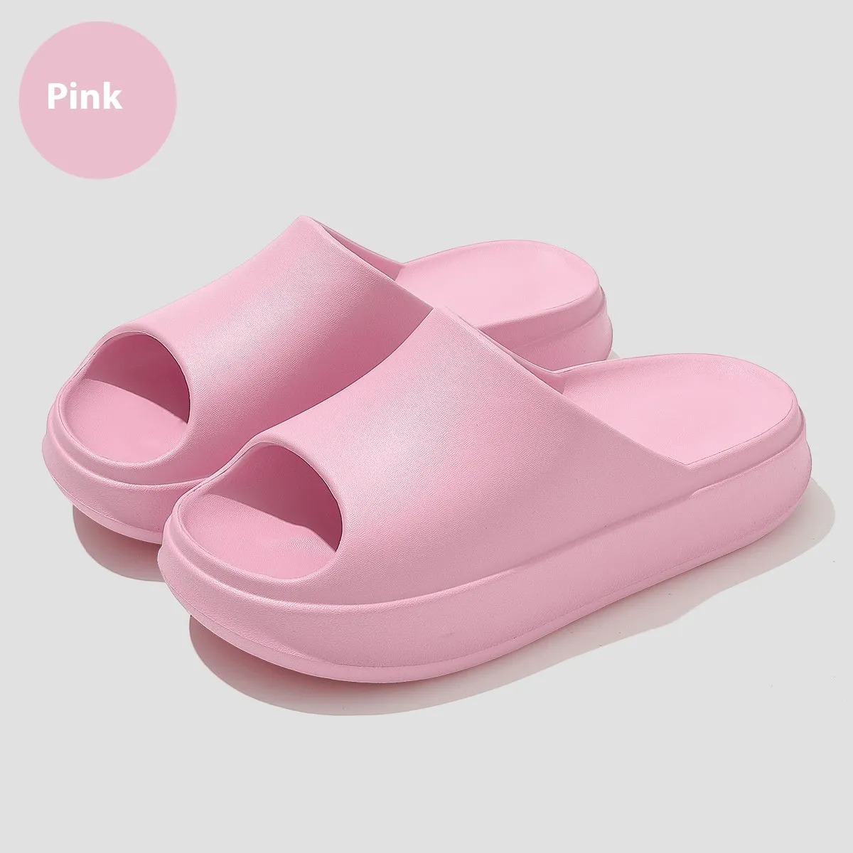 Women's Peep-toe Bathroom Home Slippers Outdoor Non-slip Beach Shoes