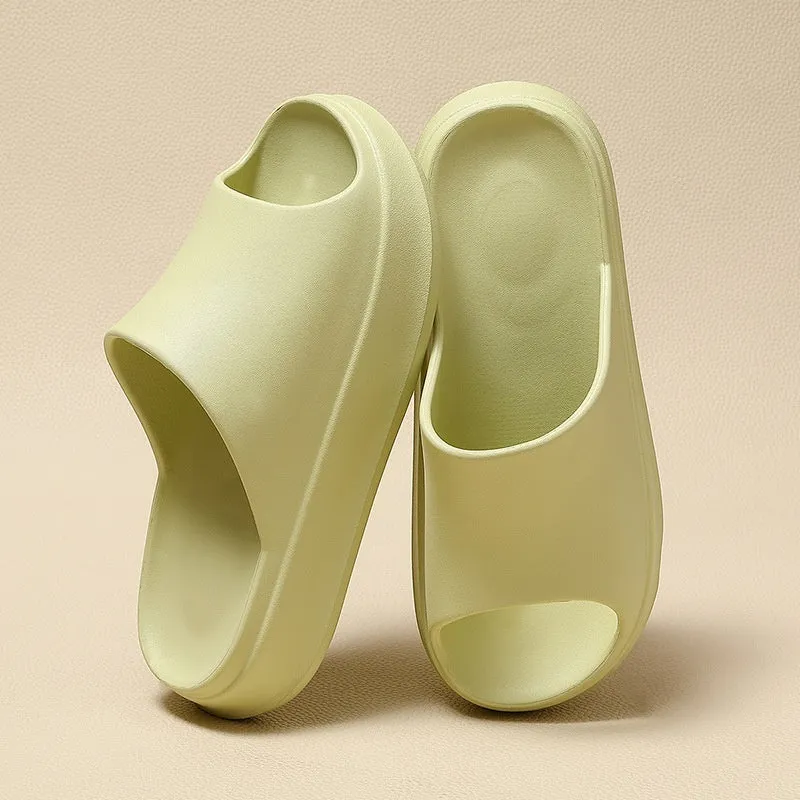 Women's Peep-toe Bathroom Home Slippers Outdoor Non-slip Beach Shoes
