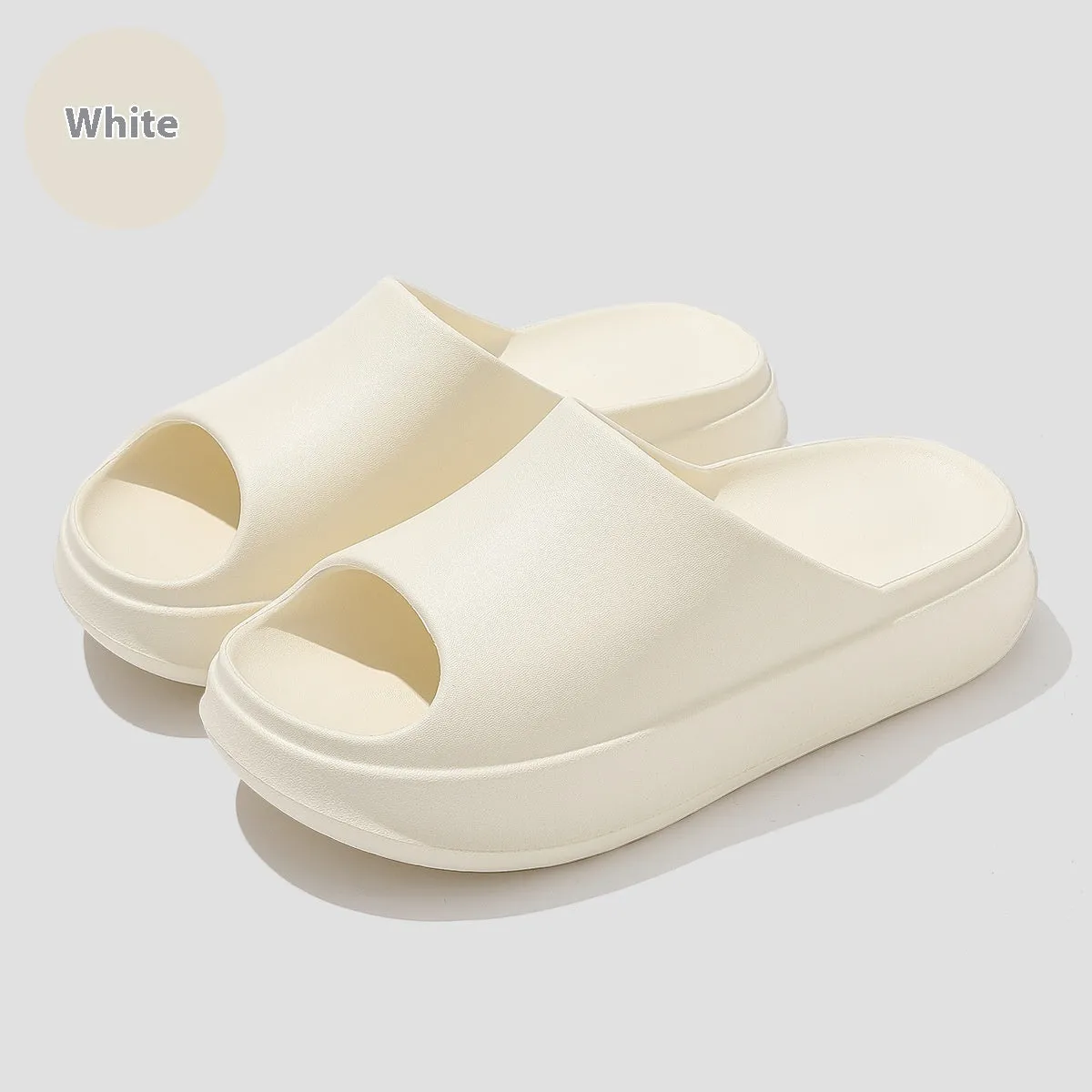 Women's Peep-toe Bathroom Home Slippers Outdoor Non-slip Beach Shoes