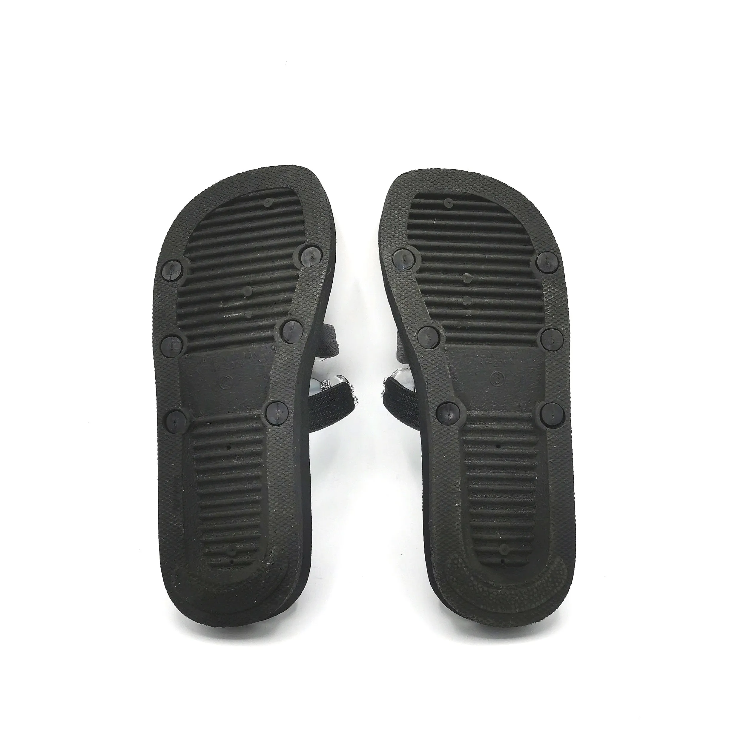 WOMENS SIZE 6 - GRANDCO, Black Slide Sandals EUC B25