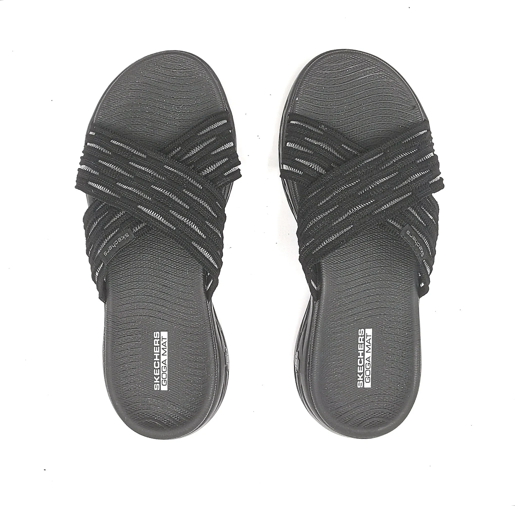 WOMENS SIZE 6/7 - SKECHERS, Goga Mat Comfort Sandals EUC B25