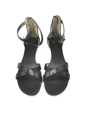 WOMENS SIZE 7.5 - BANANA REPUBLIC, Black Sandals VGUC B26