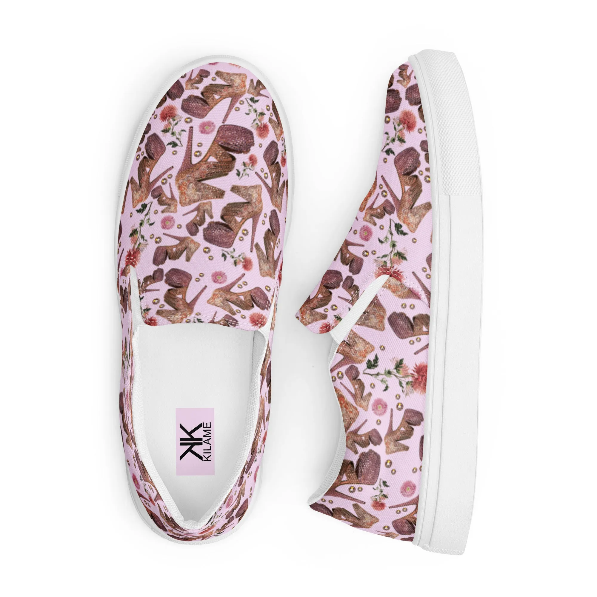 Women’s slip-on canvas shoes 'Vacanze Romane'