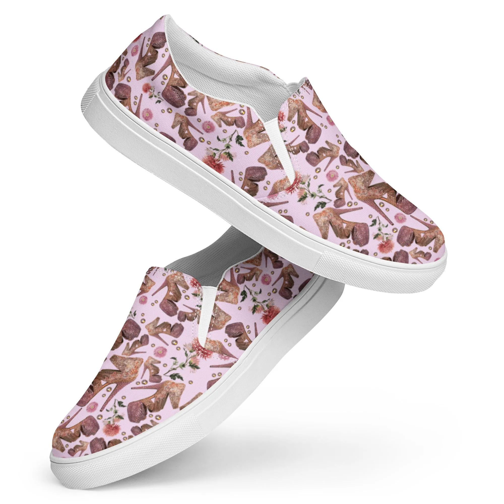 Women’s slip-on canvas shoes 'Vacanze Romane'