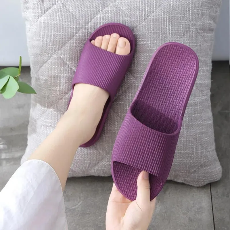 Women's Slippers Summer Couple Bathroom Bath Sandals Home Household Indoor Non-slip Deodorant Men's Slippers Four Seasons Universal Sandals