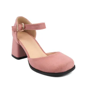 Women's Square Toe Ankle Strap Block Chunky Heel Platform Sandals