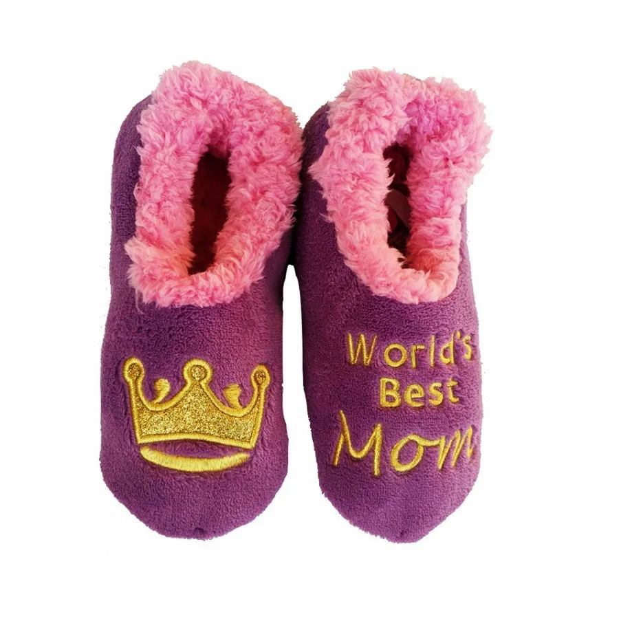 World's Best Mom Slippers