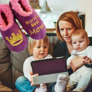 World's Best Mom Slippers