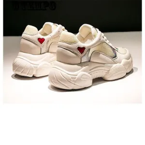 WTEMPO Brand Casual Women's Shoes Increased Shoes Mesh Sneakers Sneakers Fashion Wild Comfort